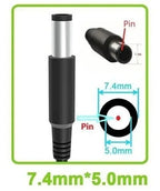 A/C Adapter - HP 65W 7.4mm Barrel w/ US Plug (OEM) (Used)